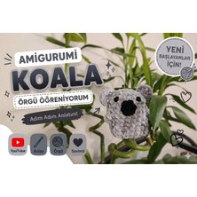 Kreatif Örgü Koala Amigurumi Örgü Öğrenme Kiti
