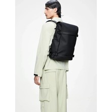 Rains Siyah Erkek Sırt Çantası Otg Backpack W3