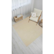 Sultan Halı Dream Color Krem Yumuşak Yüzeyli Kaymaz Makinede Yıkanabilir Halı