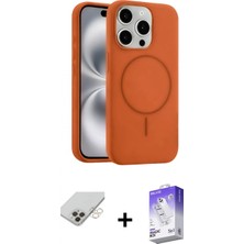 Pileli Store Pilelistore™ iPhone 14 Pro Max Kılıf Yankı Form Serisi - Siyah Bilvis 5in1 3D Magic Cam Ekran Koruyucu + Band Metal Kamera Lens - Gd