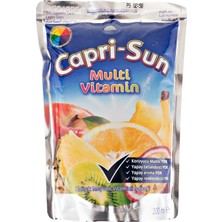 Capri-Sun Multivitamin Meyve Suyu 200 ml Karışık Meyveli Tatlandırıcı İçeriksiz 20'li Paket