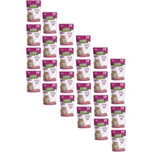 Jungle Pouch 100 gr 24 ADET Kısırlaştırılmış Gravy Soslu Biftekli Yaş Kedi Maması Tüm Irklar İçin