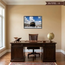 Akıllı Kağıt Yapışkanlı Kabe Tablo Dini (Model- 6)
