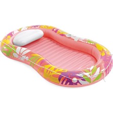 Intex 57803 Tropikal Desenli Şezlong Yatak 206 cm