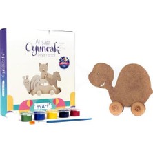 Miart Ahşap Oyuncak Boyama Seti 02 Kaplumbağa MAOB02