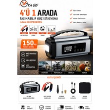 Yage Kompresör Powerbank Akü Takviye