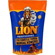 Outdoven Lion 10X1.5 kg Tek Kibritle Yanan Premium Mangal Kömürü