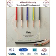 Öznur Tek Damar NYA Kablo 2,5 mm - Siyah - 2 Metre