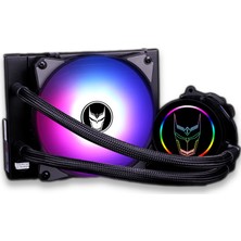 İzoly 120MM Argb Işlemci Sıvı Soğutma Sistemi Siyah Renkli Yüksek Performanslı Fan