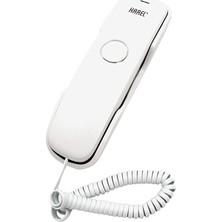 Karel TM902 Beyaz Duvar Telefonu Masa Telefonu Modern Dizayn ve Yeni Çağrı Göstergesi
