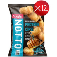 Yayla Notto Fıstık Ezmeli ve Ballı Protein Cipsi 50 G X12