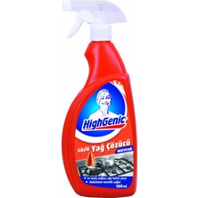 HighGenic 1000 ml Güçlü Yağ Çözücü Mutfak İçin Inatçı Yağları Kolayca Çözen Ürün