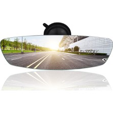 Kiva Safir-2 Vantuzlu Universal Dikiz Aynası 28 x 8 cm Hepsi İçin Kolay Montaj ve Geniş Açı