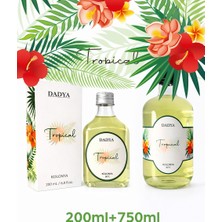 Dadya Tropıcal Set 200 ml + 750 ml Kolonya