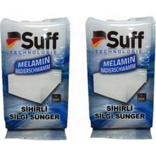 Suff Sihirli Silgi Sünger 2 Nano Araç İçi ve Dış Temizlik için Çok Amaçlı Kullanım Hacmi