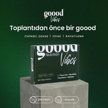 Goood Nutrition Goood Vibes Bitkisel Sakinleştirici & Odak Destek 24'lü Pastil (Şekersiz, L-Theanine & Magnezyum)