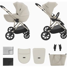 Kinderkraft Prıme 3 2in1 Bebek Arabası 22 kg Taşıma Çok Fonksiyonlu