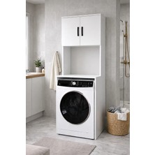Alesta Life Çamaşır Makinesi Dolabı, Çamaşır Makinesi Üstü Düzenleyici, Banyo Dolabı, Makine Üstü Dolap