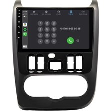Valeo Dacia Logan Android Multimedya Sistemi (2009-2012) | 8gb Ram, 64GB Hafıza, Bluetooth, Carplay & Android Auto Kamera Hediye!