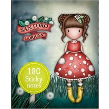 Santoro Gorjuss Little Mushroom Yapışkanlı Not Kağıdı 1048GJ19