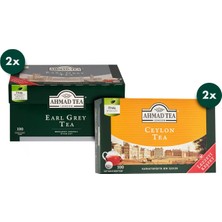 Ahmad Tea Avantaj Paketi 2’li (Earl Grey + Ceylon 100’LÜ Poşet Çay)
