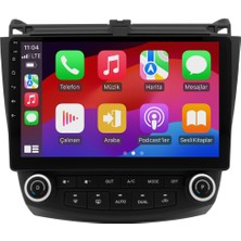Valeo Honda Accord Android Multimedya Sistemi (2003-2008) | 4gb Ram, 64GB Hafıza, Bluetooth, Carplay & Android Auto Kamera Hediye!