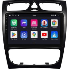 Valeo Mercedes C Serisi W203 Android Multimedya Sistemi (2002-2004) | 4gb Ram, 64GB Hafıza, Bluetooth, Carplay & Android Auto Kamera Hediye!