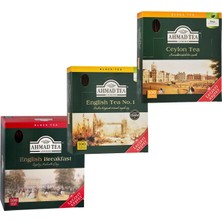 Ahmad Tea Avantaj Paketi 3’lü (English Breakfast + No.1 + Ceylon 100’LÜ Poşet Çay)