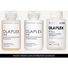 OLAPLEX Bond Maintenance System Travel Duo - Seyahat Için Bağ Güçlendirici & Anında Yoğun Onarıcı Üçlü Bakım Seti