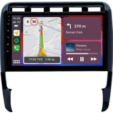 Valeo Porsche Cayenne Android Multimedya Sistemi (2006-2011) | 4gb Ram, 64GB Hafıza, Bluetooth, Carplay & Android Auto Kamera Hediye!