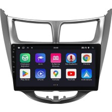 Valeo Hyundai Accent Blue Android Multimedya Sistemi (2011-2017) | 4gb Ram, 64GB Hafıza, Bluetooth, Carplay & Android Auto Kamera Hediye!