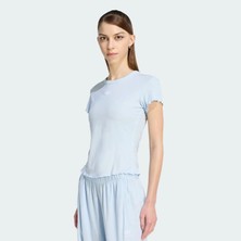 Adidas Essentials Scalloped Edge Baby Kadın Tişört