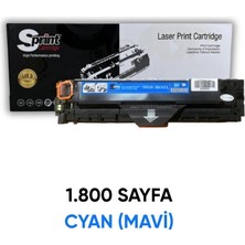 Sprint S-Print Gold Serisi CB541A/CE321A/CF211A/CRG-716/CRG-731 Mavi Toner (1.8k*)