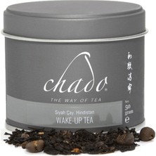 Chado 50 gr Wake-Up Tea Bitki Çayı, Siyah Çay ve Kakao Parçaları ile Ferahlatıcı Lezzet