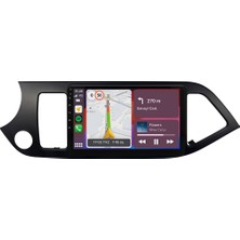 Valeo Kia Picanto Android Multimedya Sistemi (2011-2016) | 8gb Ram, 64GB Hafıza, Bluetooth, Carplay & Android Auto Kamera Hediye!