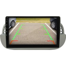 Valeo Fiat 500 Multimedya Sistemi Beyaz Çerçeve (2008-2014) | 4gb Ram, 64GB Hafıza, Bluetooth, Carplay & Android Auto Kamera Hediye!