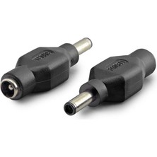 Notebook Adaptör Ucu Çevirici 4.5*3.0 (M) To Bloc PIN10 (F) 10LU Paket Siyah HDX1339