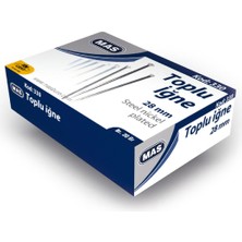 Düzey Mas Toplu Iğne Çelik Nikel Kaplamalı 20 gr 28MM