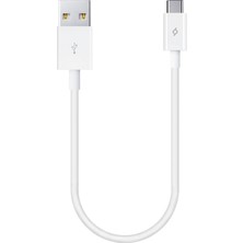 Ttec MiniCable 30 cm 2DK7519B Beyaz Type-C Kablo Dayanıklı Tasarım ile Veri ve Şarj İçin Uygun