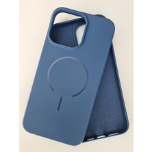 Pirok Store iPhone 13 Promax Magsafe ile Uyumlu Yumuşak Soft Mükemmel Manyetik Esnek Lansman Silikon Kılıf