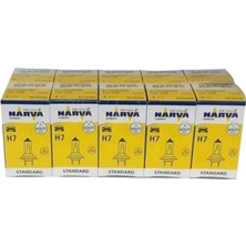 10 Adet Narva H7 12V 55W Halojen Far Ampulü