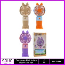 Renas Store Kulaklı Telefon Tutuculu Mini Fan