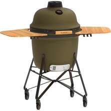 Berghoff Ron Mat Haki Yeşil Büyük Seramik Barbekü Ve Fırın 58 Cm