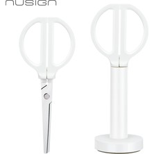 Nusign Nusıgn Klasik Dik Durabilen Makas ENS051  60×70×180 mm – Beyaz