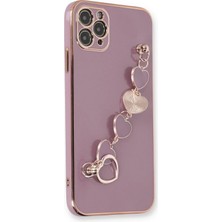 Zenvia Mey Ithalat®  iPhone 11 Pro Max Kılıf Esila Silikon - Mor