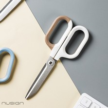 Nusign Nusıgn Güç Tasarruflu Makas 145 mm ENS056 Paslanmaz Çelik – Beyaz