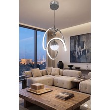 Light House Badem 3 Renk Toplu Taşlı Modern Koridor Mutfak Hol LED Avize