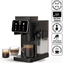Arzum OK0047 Okka Barista Compact Otomatik Espresso Makinesi 1400W, 7 Farklı İçecek, 15 Bar Basınç, Krom