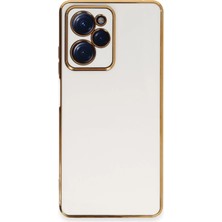 Zenvia Mey Ithalat®   Poco X5 Pro 5g Kılıf Volet Silikon - Beyaz