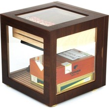 Adorini Cube Walnut Humidor Puro Kutusu - TR941